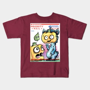 The Most Terrifying Pumpkin Mask Kids T-Shirt